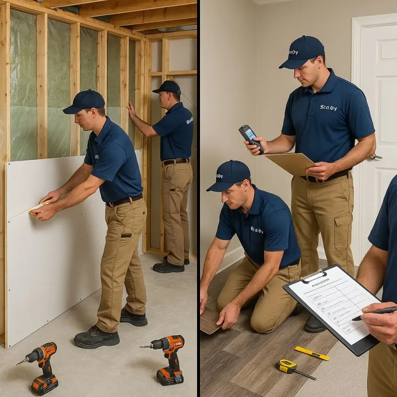 Repairs and Reconstruction process in Lomira, WI